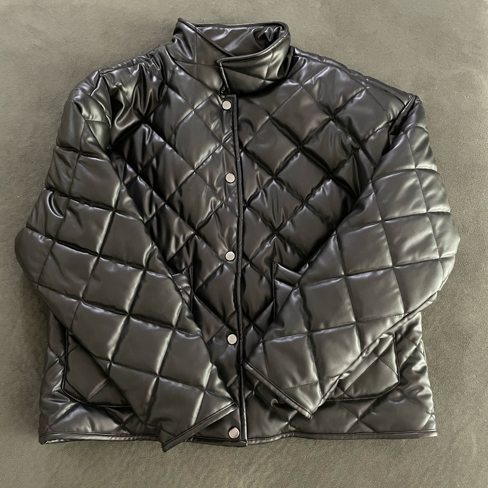 Z Supply Faux Leather Jacket